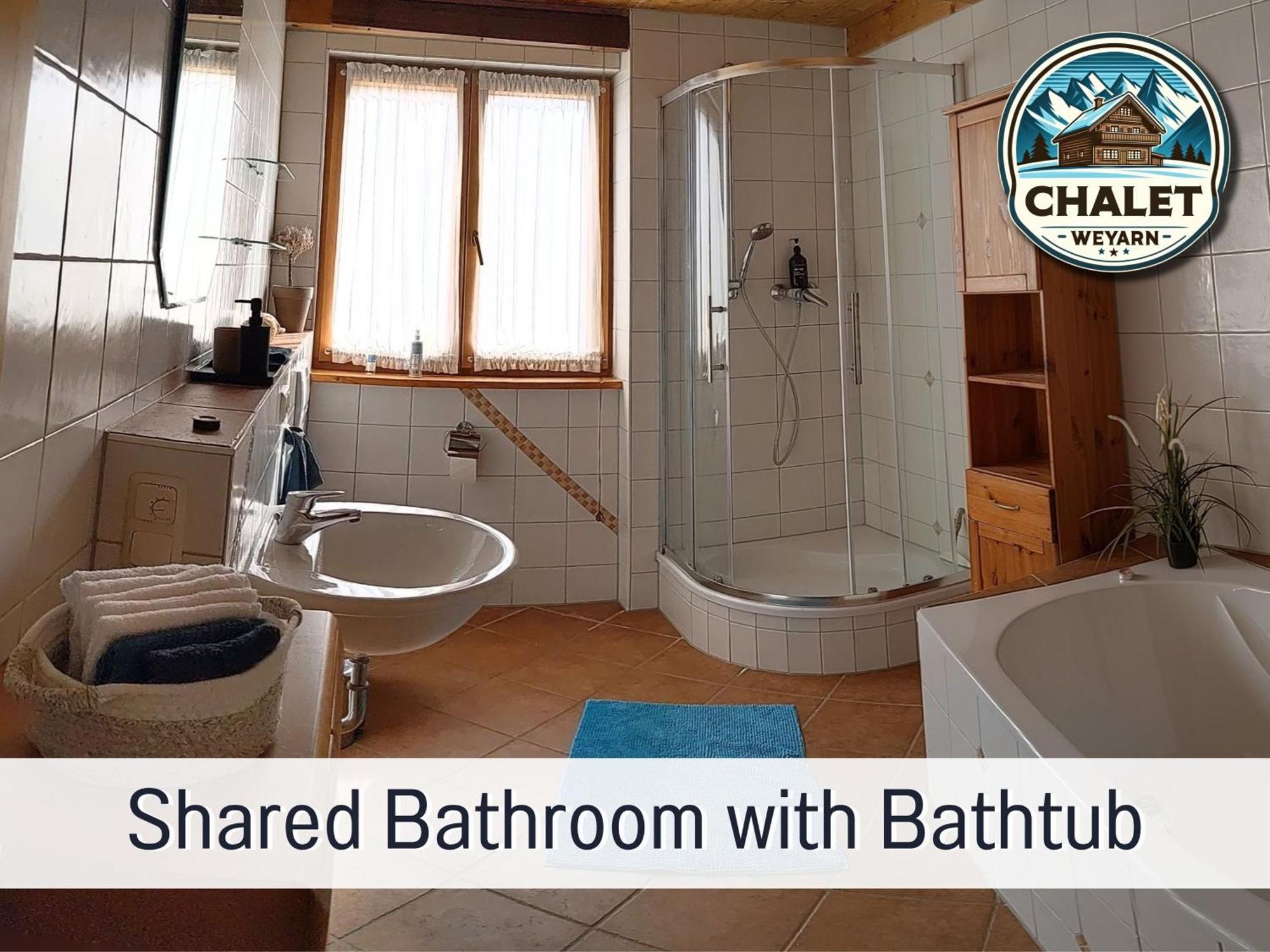 Chalet Weyarn - Doppelzimmer Mit Gartenblick エクステリア 写真