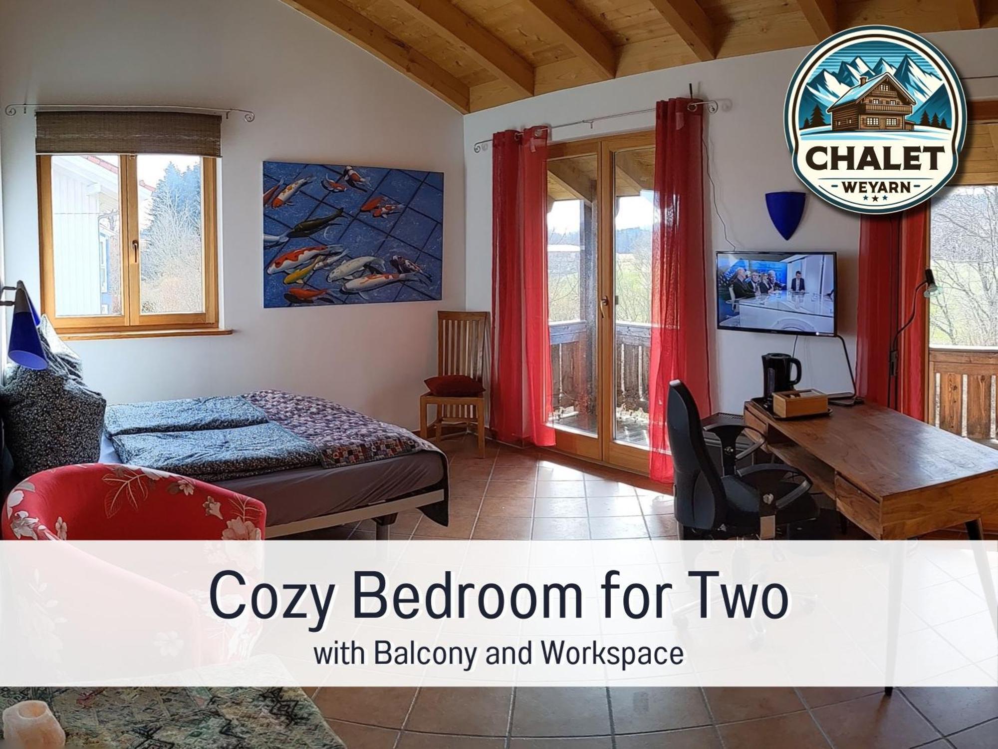 Chalet Weyarn - Doppelzimmer Mit Gartenblick エクステリア 写真