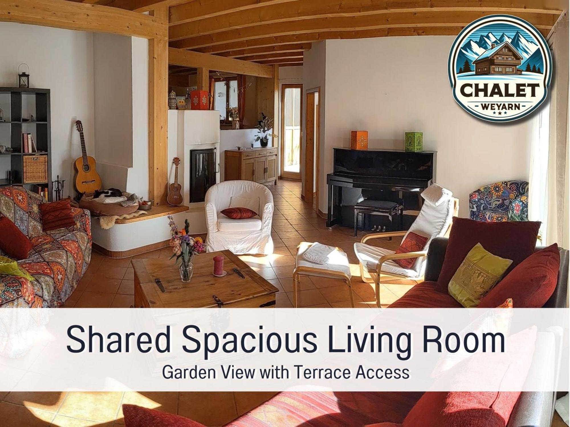 Chalet Weyarn - Doppelzimmer Mit Gartenblick エクステリア 写真