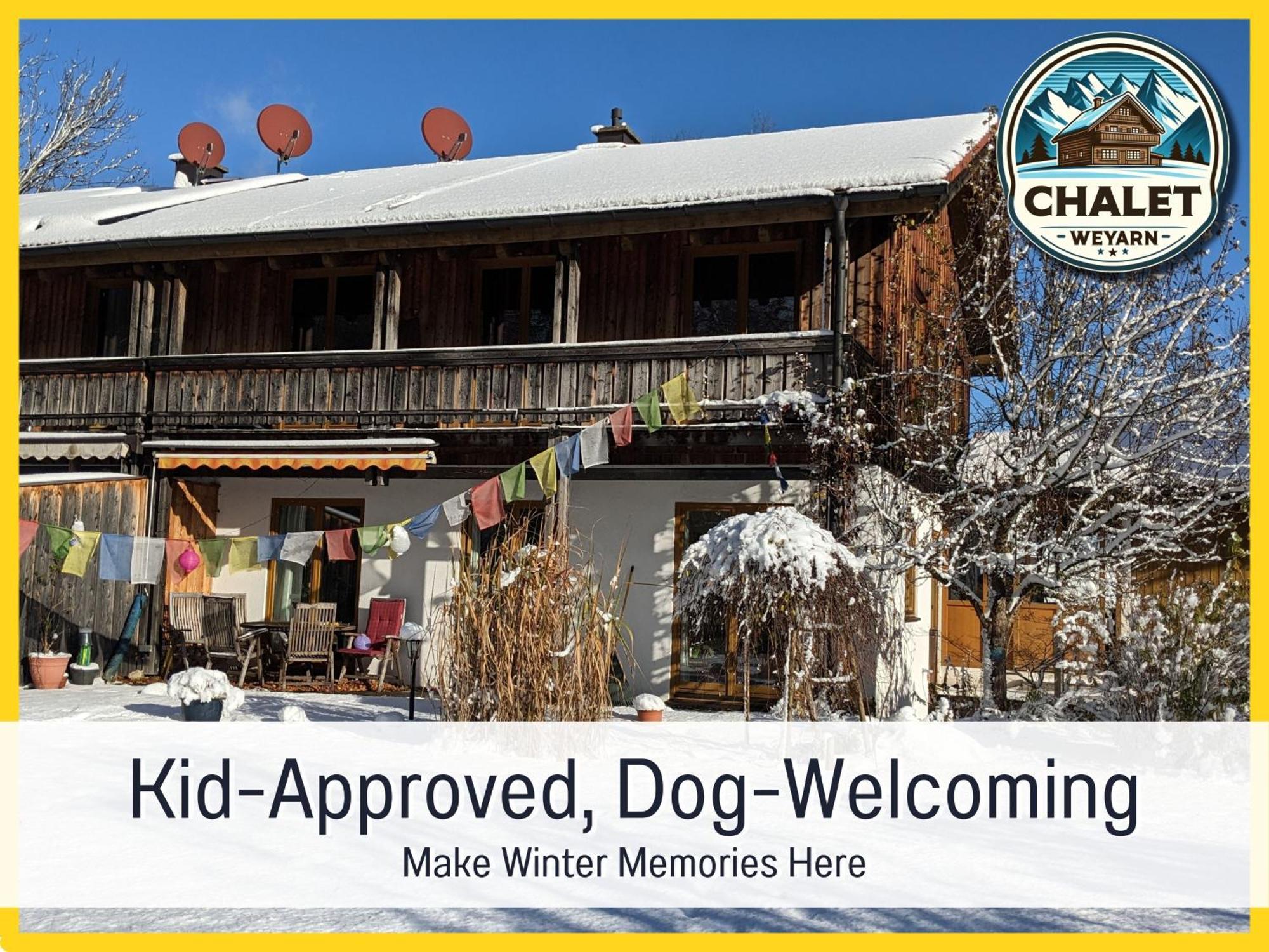 Chalet Weyarn - Doppelzimmer Mit Gartenblick エクステリア 写真