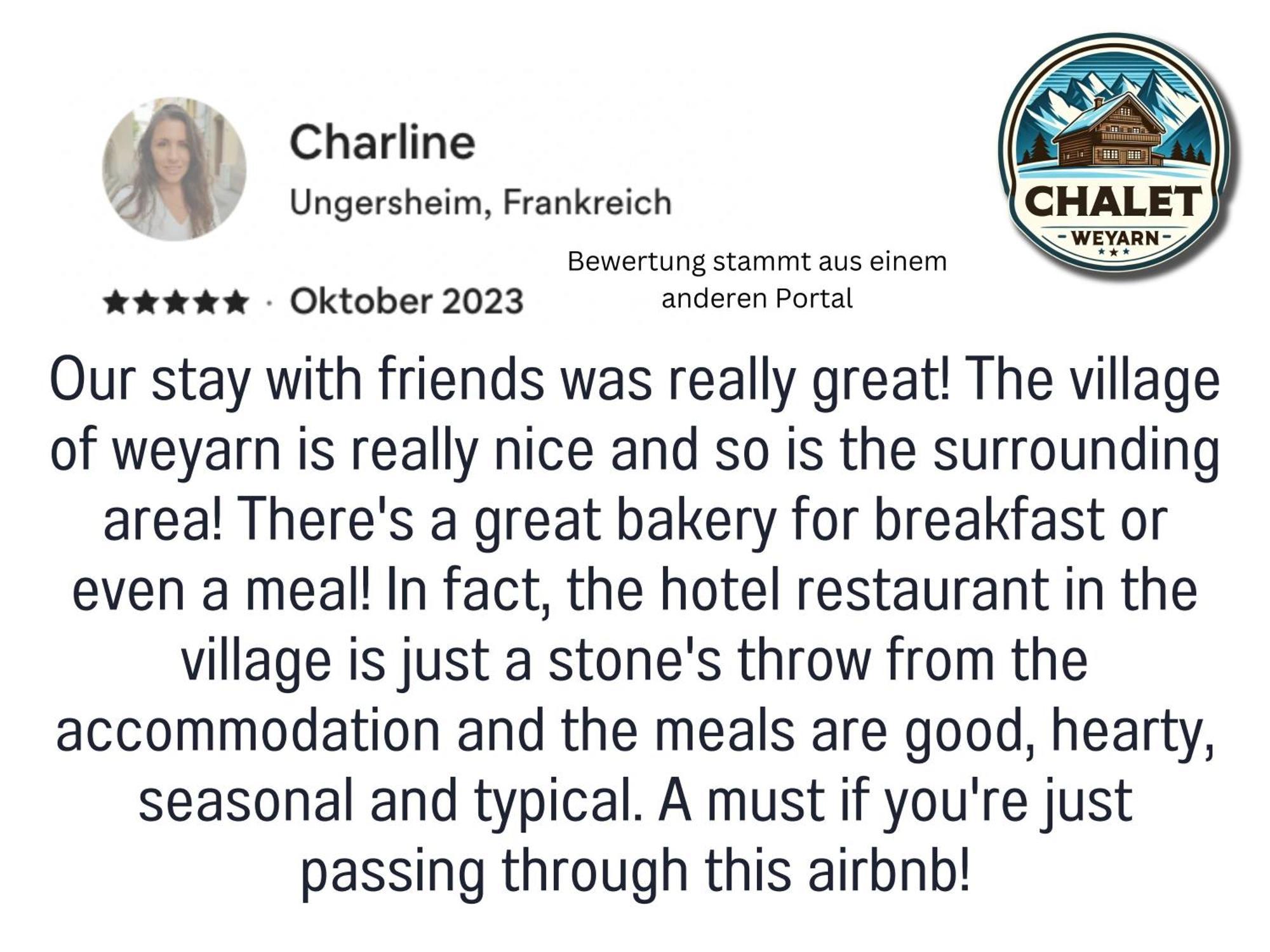Chalet Weyarn - Doppelzimmer Mit Gartenblick エクステリア 写真