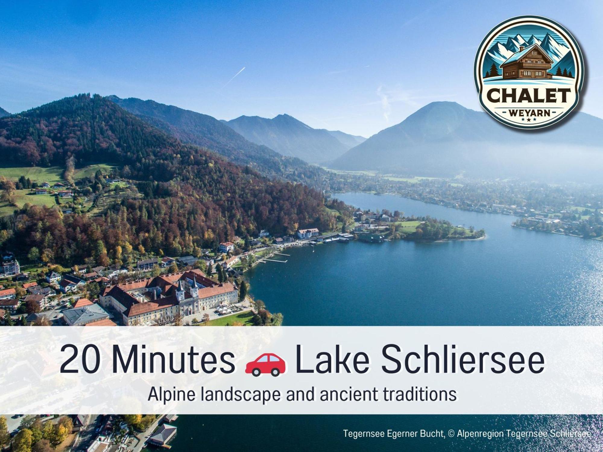 Chalet Weyarn - Doppelzimmer Mit Gartenblick エクステリア 写真